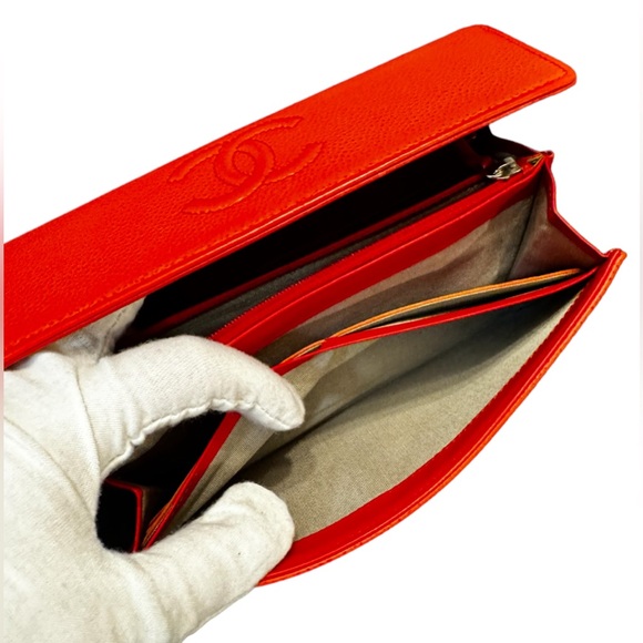 SOLD Chanel Caviar 🔴 Long Flap Wallet - Picture 11 of 11